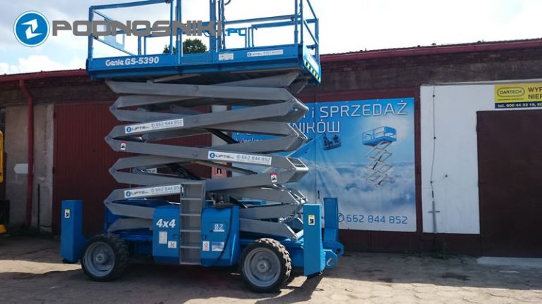 Podnośnik Nożycowy Genie 5390 4×4 używany LB02