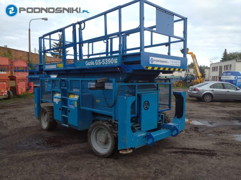 Podnośnik Nożycowy Genie GS-5390 4×4 używany LB533