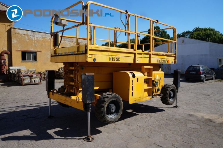 Podnośnik Nożycowy Haulotte H15SX 4×4 używany LB220